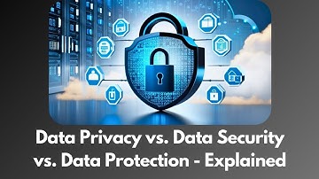 Data Privacy vs. Data Security vs. Data Protection: What