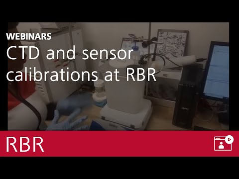 CTD and sensor calibrations at RBR