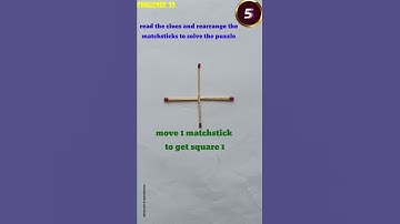 challenge 33#easy matchstick puzzle#brain game