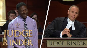 Judge Rinder Enjoys the Defendant