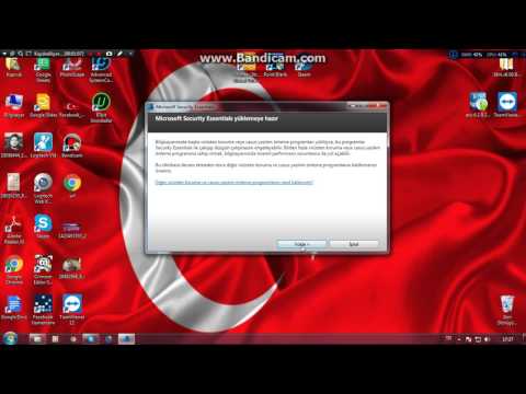 microsoft security essentials program kurulumu