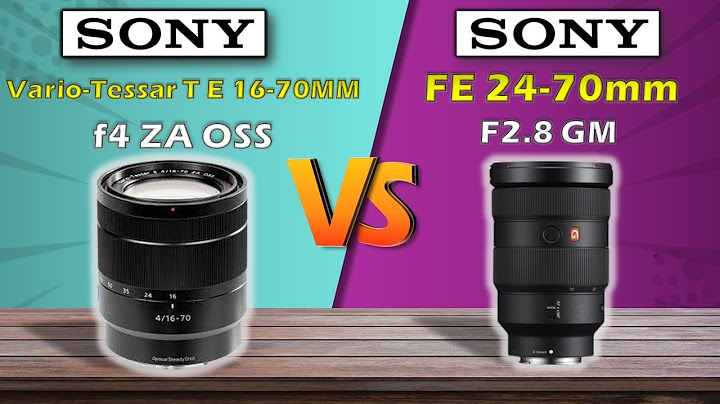 Sony vario-tessar t e 16-70mm f 4 ม อสอง