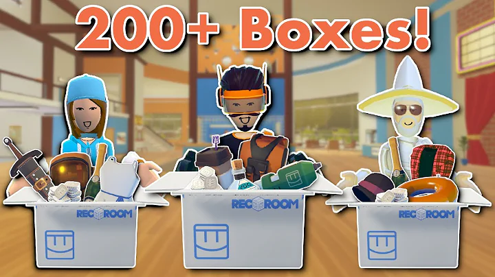 Opening 200+ Boxes in the Rec Center w. @Energetic...
