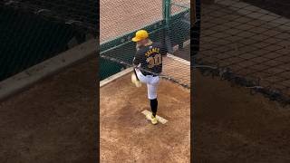 Paul Skenes throwing bullpen. #mlb #baseball #paulskenes #pittsburghpirates #springtraining