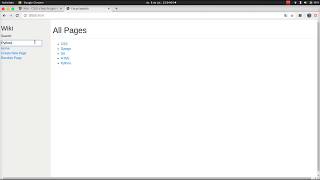 Harvard cs50w WIKI /// Web Programming with Python and JavaScript