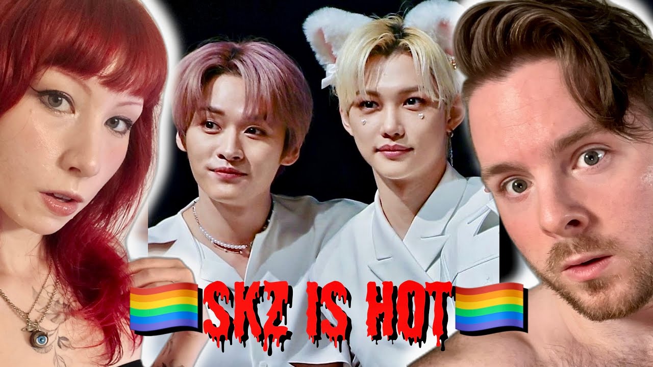 Я заставил свою жену отреагировать на видео Ли Ноу из группы Stray Kids с его четвертой кошкой.