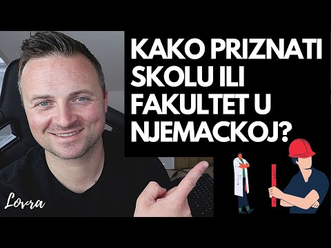 KAKO PRIZNATI SKOLU ILI FAKULTET U NJEMACKOJ?