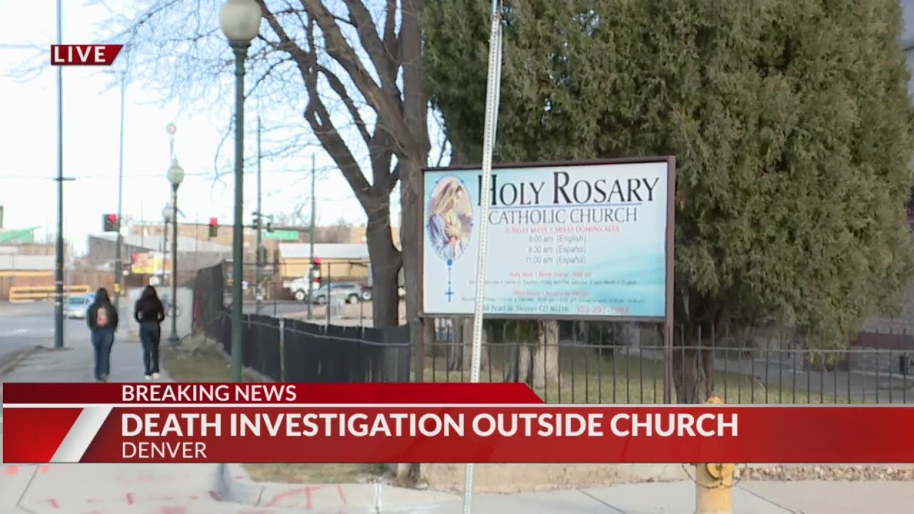 Denver police investigating death outside of church in Globeville - YouTube