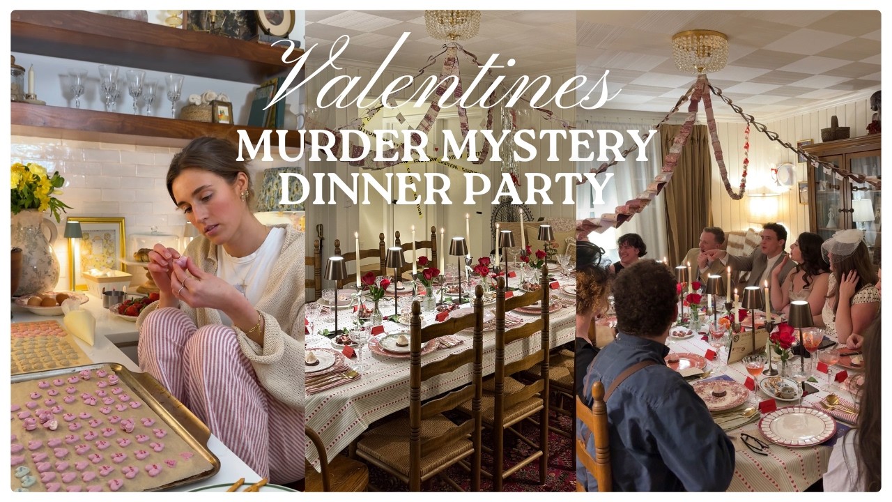 Ужин в стиле детективной игры на День святого Валентина