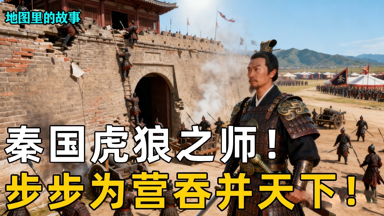 【三维地图】秦灭六国究竟指的是哪六国？秦国又凭何谋略步步为营，逐一吞并六国统一天下？1个视频讲清六国覆灭的完整真相！【地图里的故事】