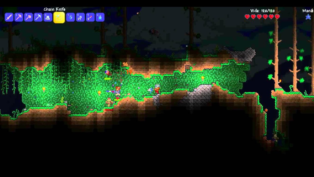 TERRARIA | Visita al inframundo ¿ Y que ocurre ? |