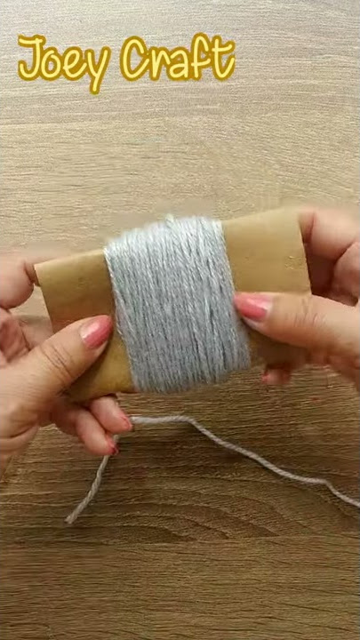 How to make a PERFECT POM-POM using tissue Roll #shorts