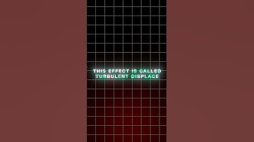 Turbulent Displace Effect Tutorial in After Effects | Easy After Effects Tutorial