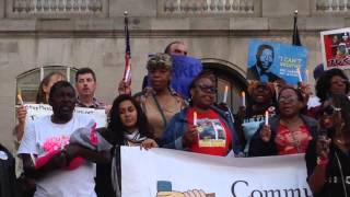 Candlelight Vigil mark's three-month anniversary of Eric Garner's death