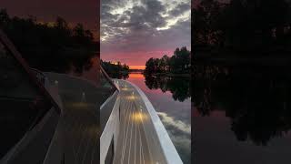 #ship #river #riversounds #sunset #cloud #water #travel #travelvlog #vlog #blog #vlogger #life #live