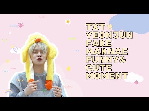 txt yeonjun fake maknae funny and cute moments #2