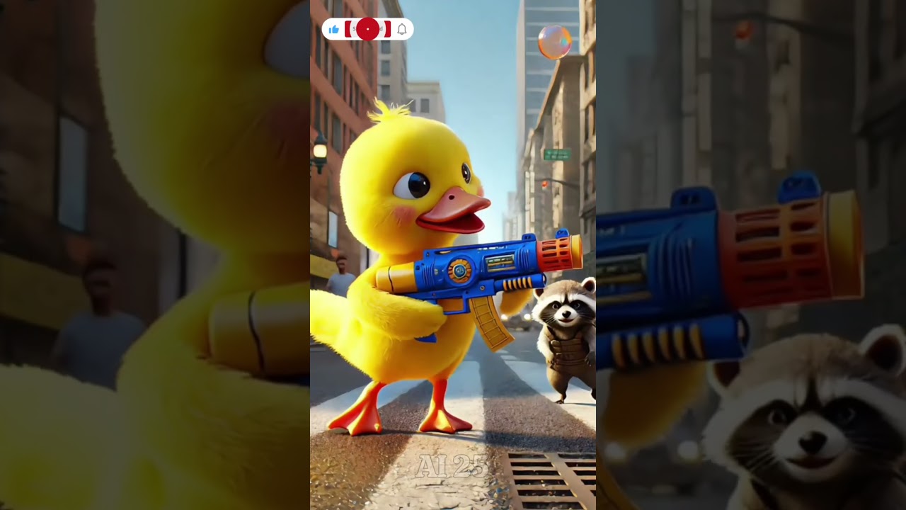 Ai duck crying video