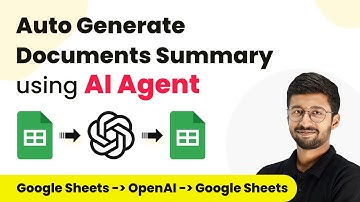 How to Auto Generate Documents Summary using AI Agent