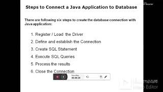5.4 JDBC API  - Connection , Statement and Resultset Interfaces