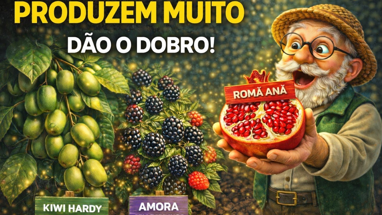 7 Plantas Frutíferas que Produzem o Dobro e Ninguém Vende