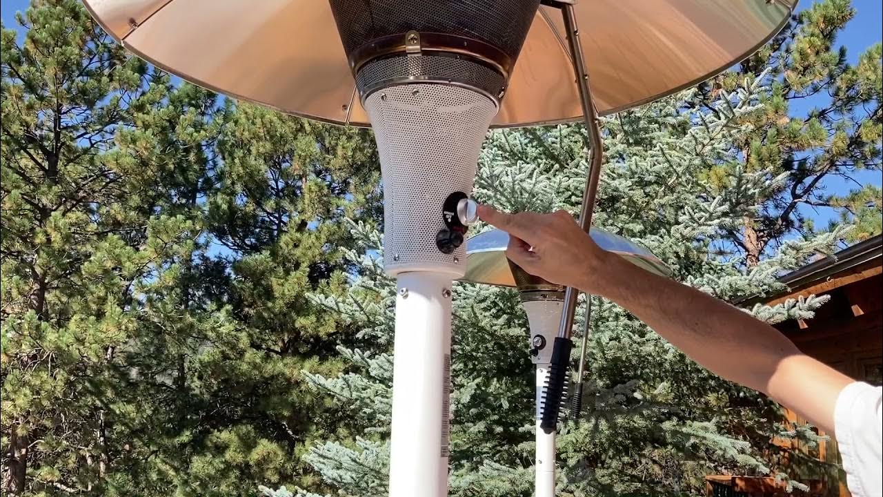 How to operate Hampton Bay patio heater YouTube
