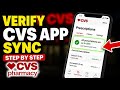 How to verify your CVS app prescriptions sync correctly - Step By Step