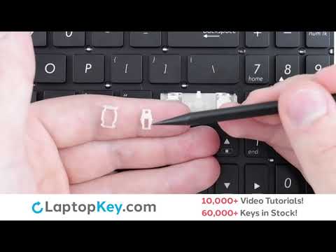 Replace Keyboard Key Asus VivoBook Pro N580  Fix Laptop Installation Repair