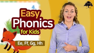 Easy Phonics 1 (Unit 2 Ee, Ff, Gg, Hh  ) | Phonics for Kids | Alphabet | Learn to Read
