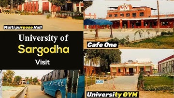 Exploring UOS ❤️🌍🌙UOS, here I come! 🇵🇰  Sargodha University official📚UOS Visit , UOS Life ,UOS Tour