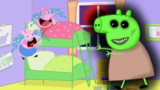 Zombie Apocalypse, Zombies Appear At The Bedroom ‍♀ ?? Peppa Pig Funny Animation