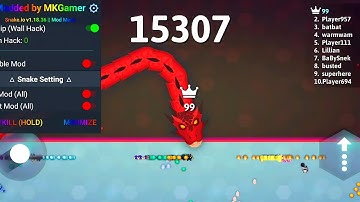 all god mode on snake io system hack epic gameplay/hack all mode gameplay.