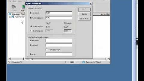 EVault Server Protection - Adding an Agent to WinCC
