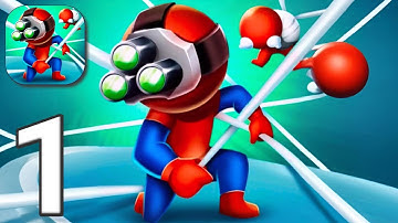 Webbi Boi 3D- Gameplay Walkthrough Part 01 - Spider Web  Game (iOS, Android)