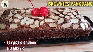 BROWNIES KUKUS CHOCOLATOS, Tanpa mixer dan takaran sendok