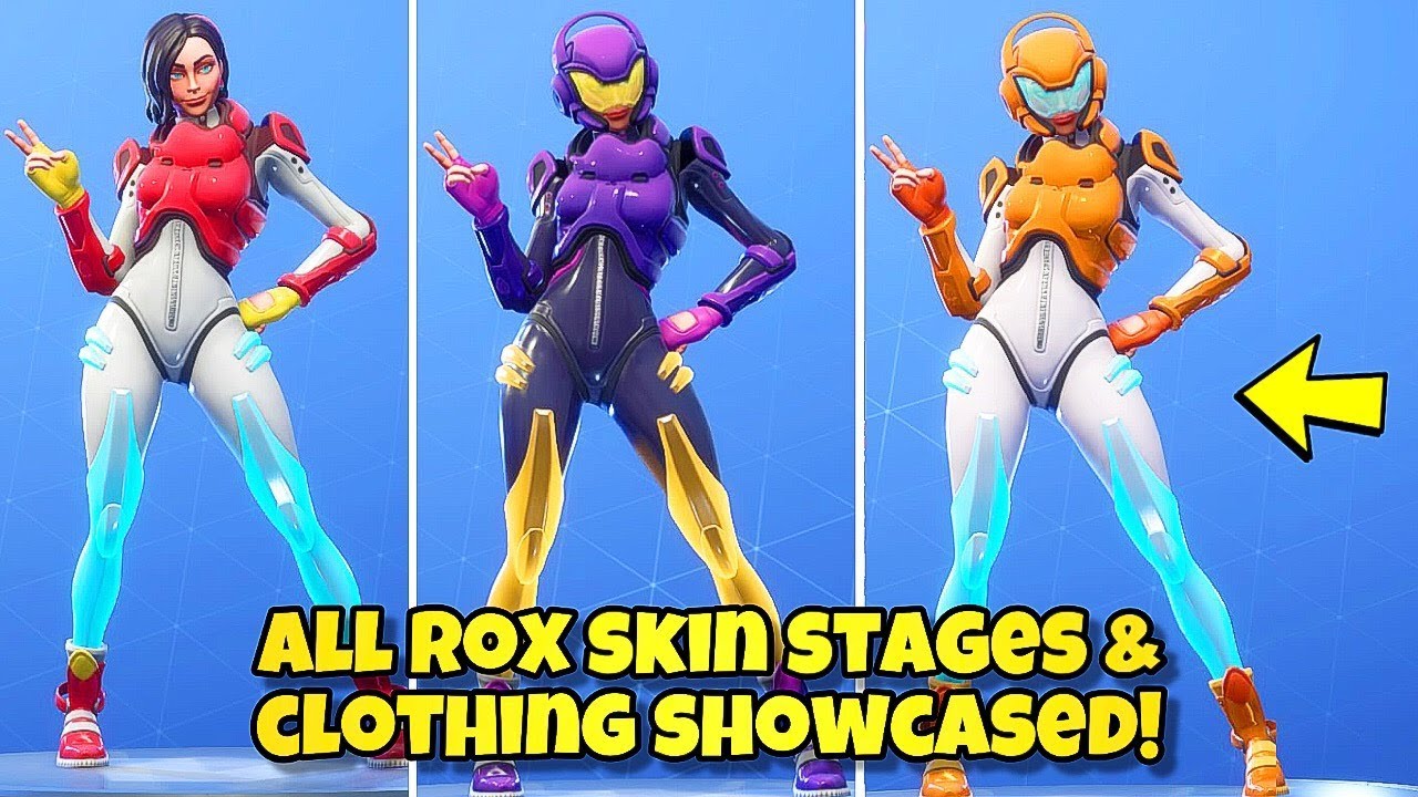 new rox skin stages colors showcased fortnite battle royale all rox skin styles season 9 - fortnite rox skin season 9