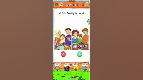 Braindom 2 Level 33 Which family is poor
