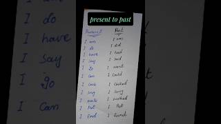 present to past tenses englishgrammar