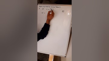 SQA National 5 Maths 2018 Paper 2 Number 3