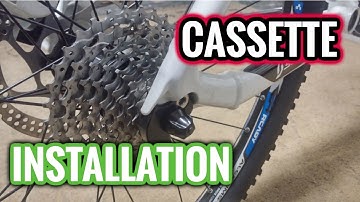 How to Install Cassette on Rear Wheel - Cassette on a Bike - Shimano XT M770