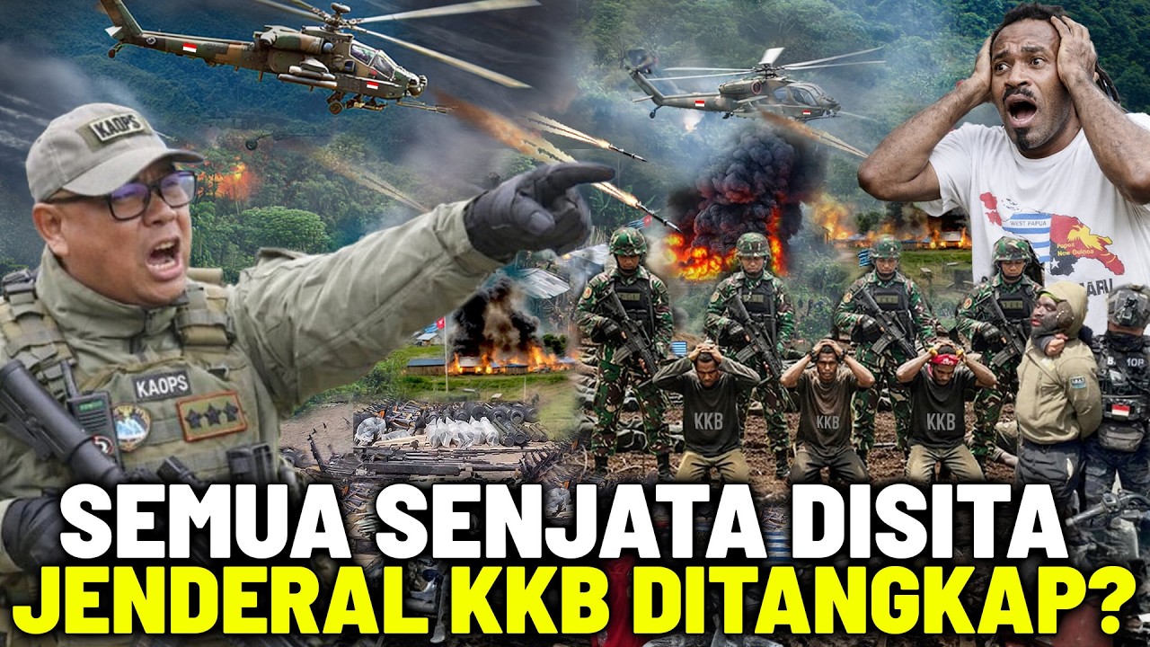 Detik² Satgas Damai Cartenz & Koops Habema Kepung Markas KKB! Senjata Disita, Jenderal OPM Kabur