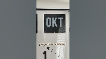German Calendar Flip Clock by Twemco #flipclock #vintage #twemco #homedecor
