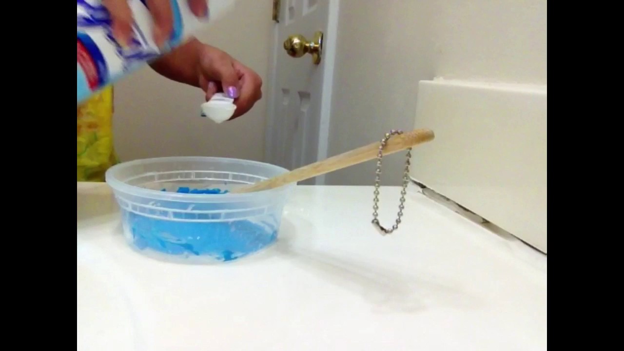 SLIME WITHOUT BORAX, LIQUID STARCH, CONTACT LENS SOLUTION, CORNSTARCH