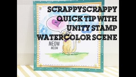 ScrappyScrappy - Easy Watercolor Scene