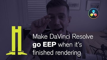 DaVinci Resolve: trigger a script after render