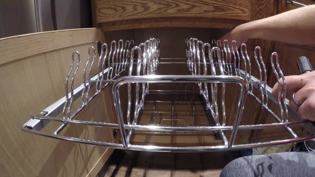 How to Install a Cookware Organizer, Pot Rack - YouTube