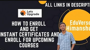 How to Enroll & Get Instant Certificates | Let