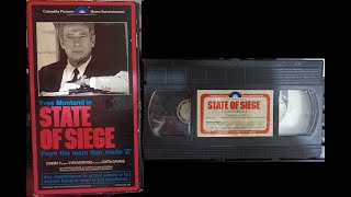 Closing to State of Siege 1988 VHS (1980 Packaging & Labels)