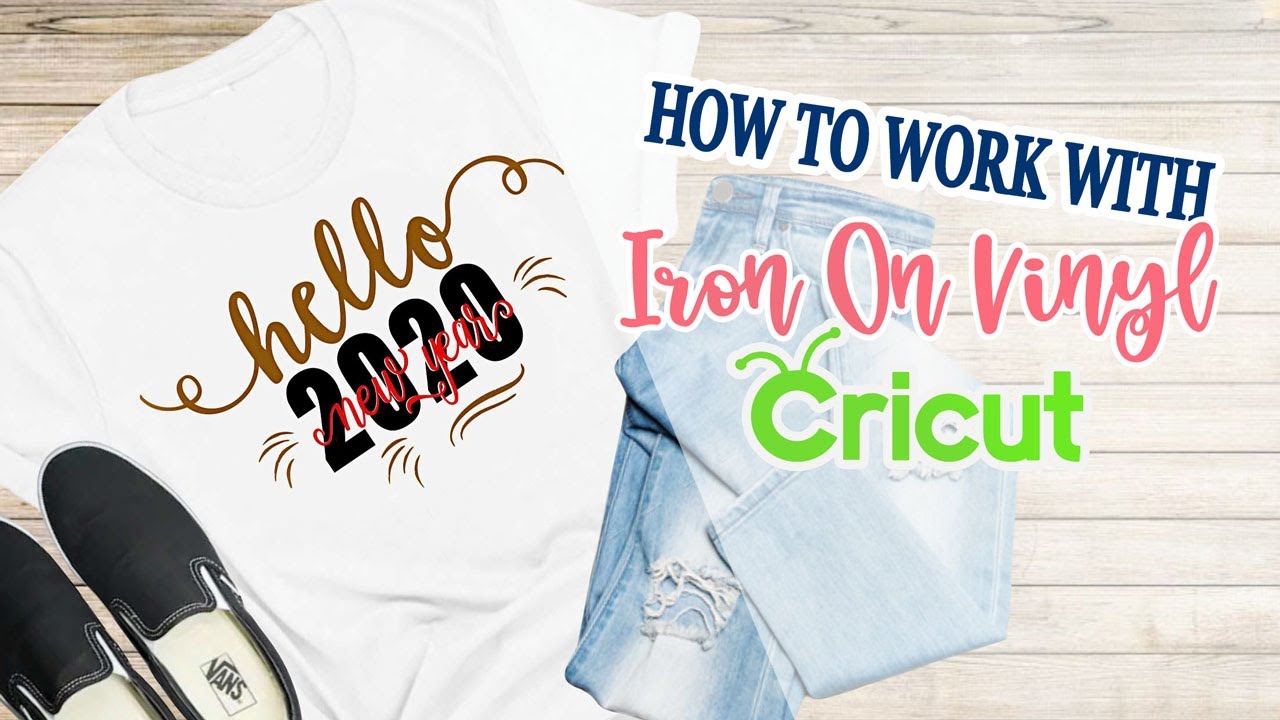 CRICUT - How to Use | IRON ON - HTV to T-Shirts [Tutorial for Beginners] - YouTube
