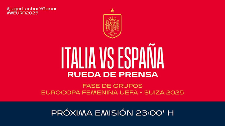 🚨EN DIRECTO🚨Italia vs España. Rueda de prensa pospartido | 🔴 SEFUTBOL