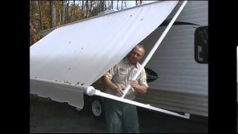 2. How to close a RV Awning